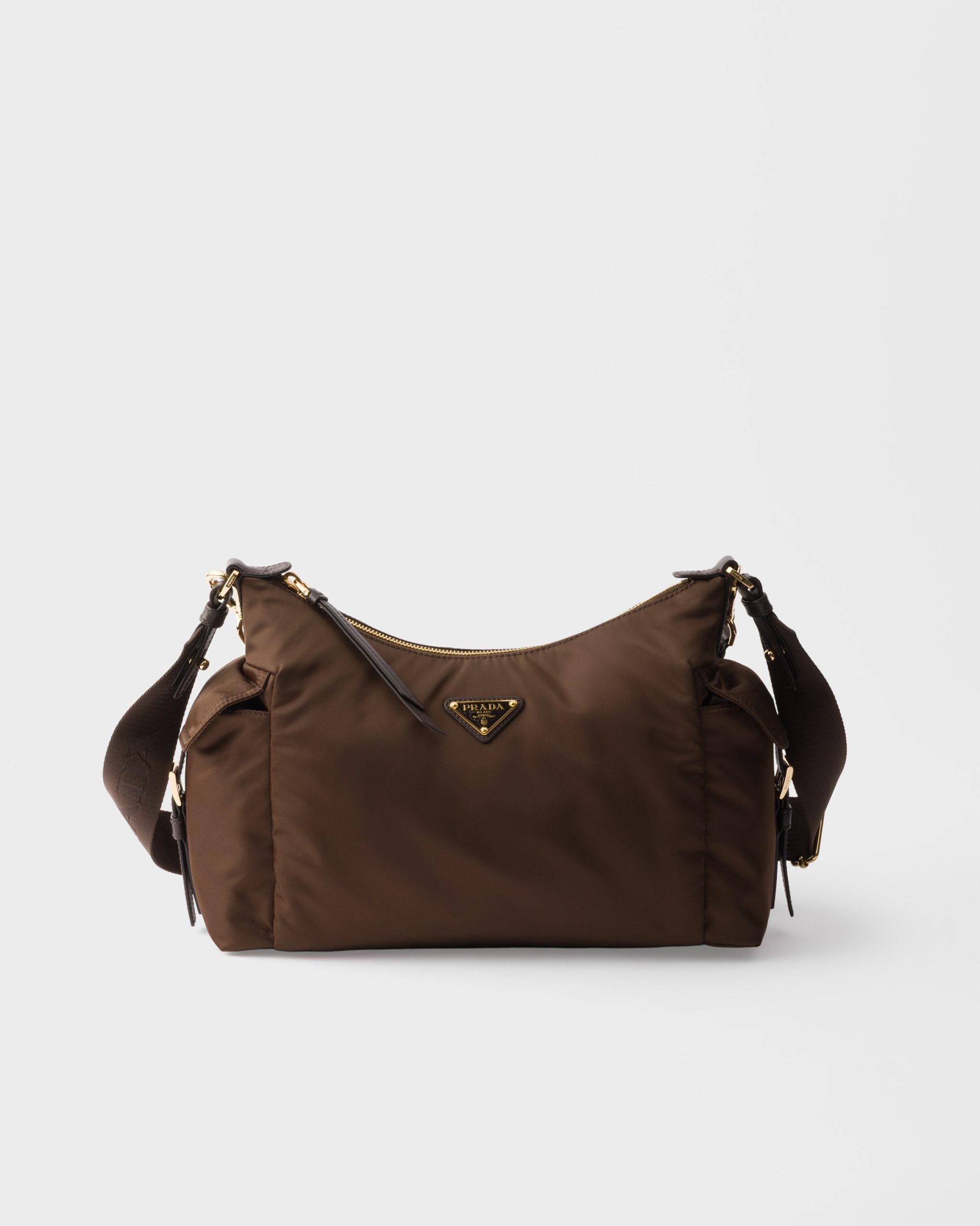 Prada Explore large Re-Nylon and leather bag - Image 1